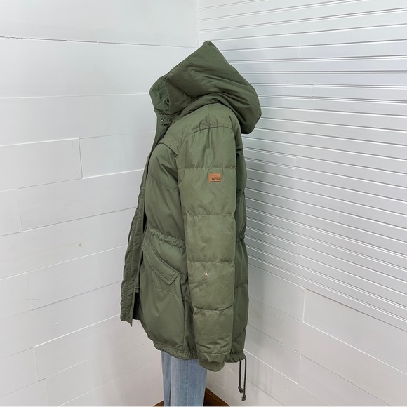 Adidas Neo Hooded Green Puffer - Picture 4 of 10